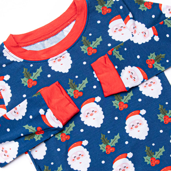 Doorbuster: Christmas Eve Bamboo Pajama Set, Blue