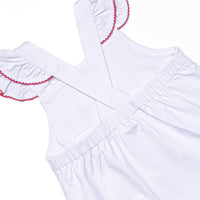Fore Freedom Applique Ruffle Short Set, Red