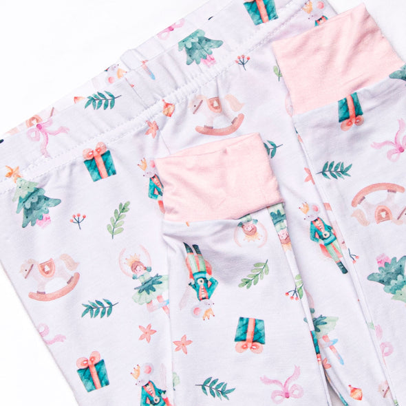 Doorbuster: Winter Waltz Bamboo Pajama Set, Pink