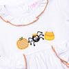 Creepy Critter Applique Legging Set, Orange