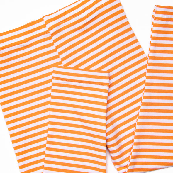 Creepy Critter Applique Legging Set, Orange