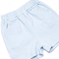 Up In the Sky Pima Embroidered Short Set, Mint