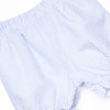 That Floral Feeling Applique Bloomer Set, Blue
