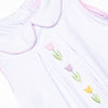 Tulip Tiers Embroidered Ruffle Short Set, Pink
