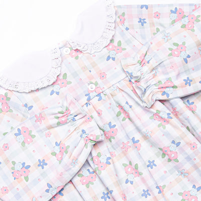 Gingham Garden Party Bubble, Pink