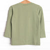 Fishing Hole Friend Smocked Top, Green