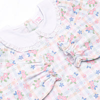 Gingham Garden Party Dress, Pink