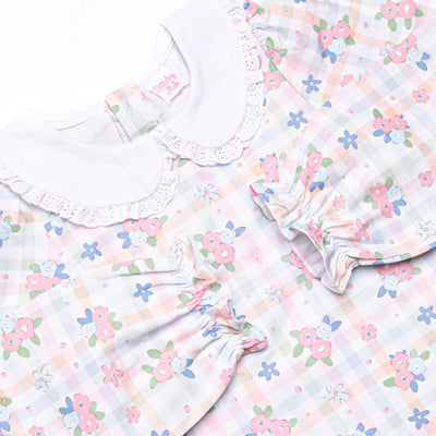 Gingham Garden Party Dress, Pink