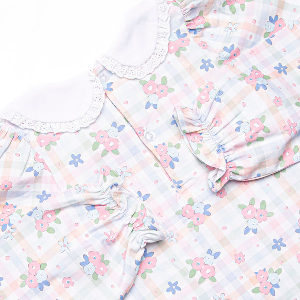 Gingham Garden Party Dress, Pink