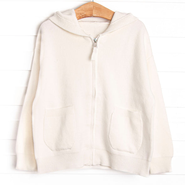 Park Zip-Up Jacket, White