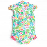 Luau Lagoon One Piece, Pink