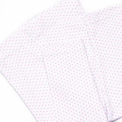 Paper Doll Posies Applique Legging Set, Pink