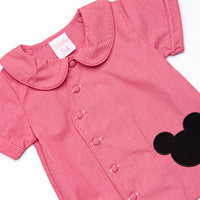 Dream Come True Applique Diaper Set, Red