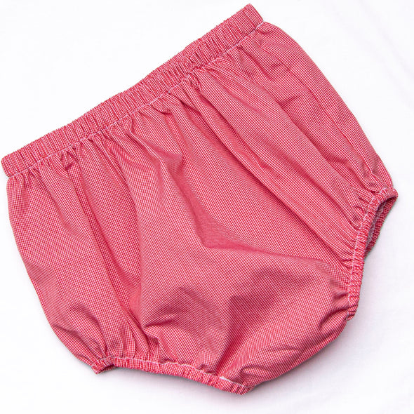 Dream Come True Applique Diaper Set, Red