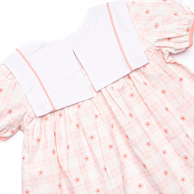 Picnic Petals Bib Dress, Pink