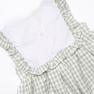 Sour Apple Ruffle Dress, Green
