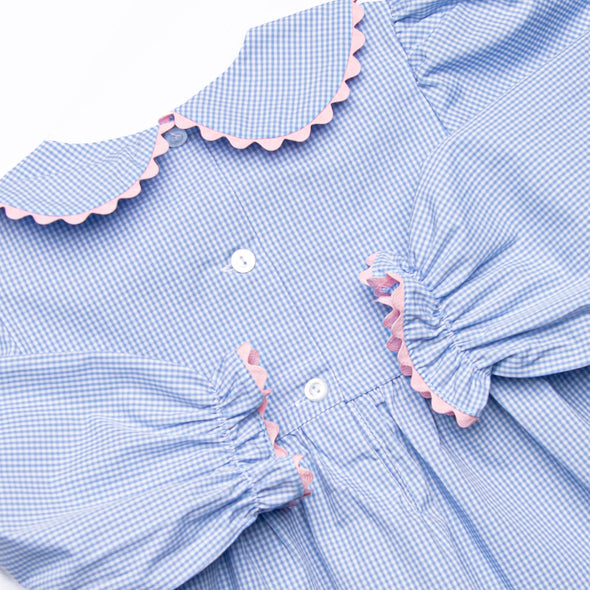 Recital Ready Smocked Legging Set, Blue