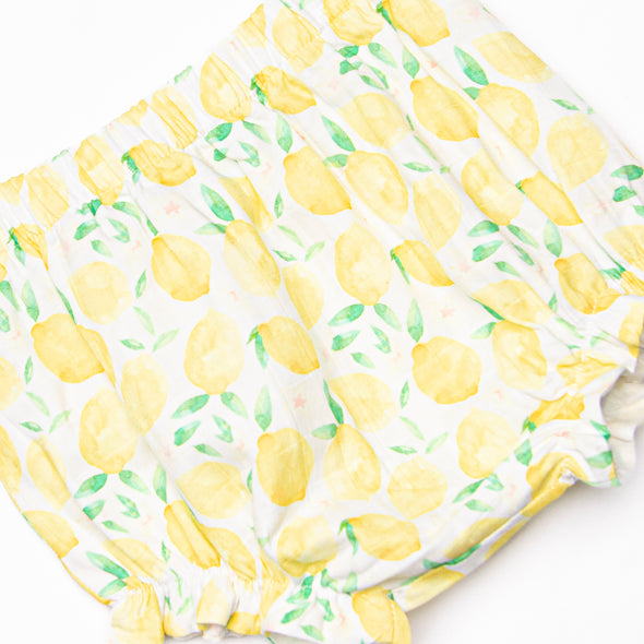 Sorrento Slices Muslin Diaper Set, Yellow