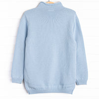 Cozy Cuddle Rolled Neck Sweater, Blue