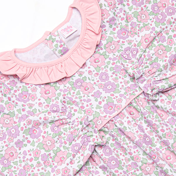 Bellflower Beauty Romper, Pink Floral