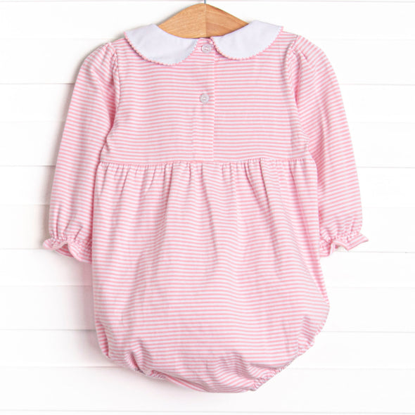 Erin Long Sleeve Bubble, Pink Stripe