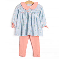 Beautiful Day Legging Set, Blue