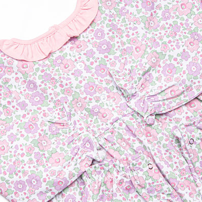 Bellflower Beauty Romper, Pink Floral