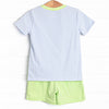 Serve's Up Applique Short Set, Blue