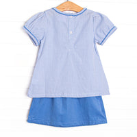 Briarcliff Classic Skirt Set, Blue