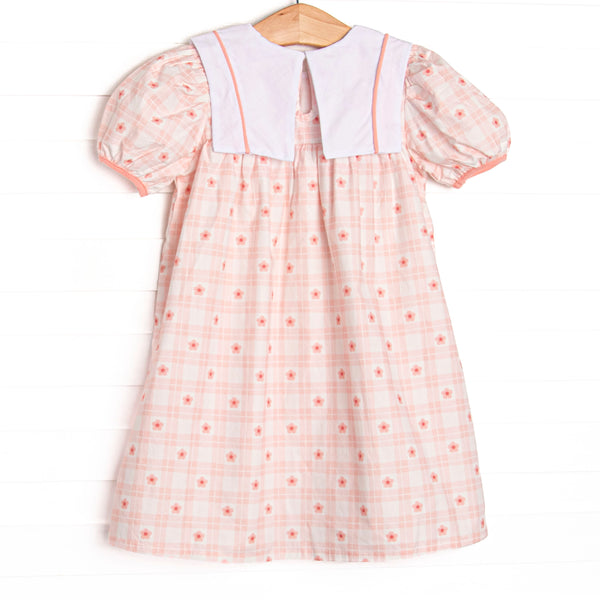 Picnic Petals Bib Dress, Pink