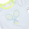 Serve's Up Applique Short Set, Blue