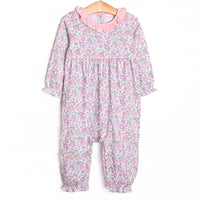 Bellflower Beauty Romper, Pink Floral