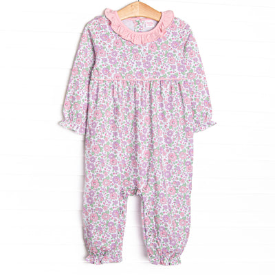 Bellflower Beauty Romper, Pink Floral