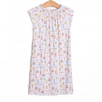 Party's Just Begun Bamboo Night Gown, Pink
