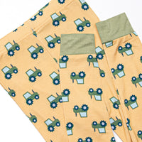 Happy Harvest Bamboo Pajama Set, Yellow
