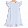 Serve's Up Applique Dress, Blue