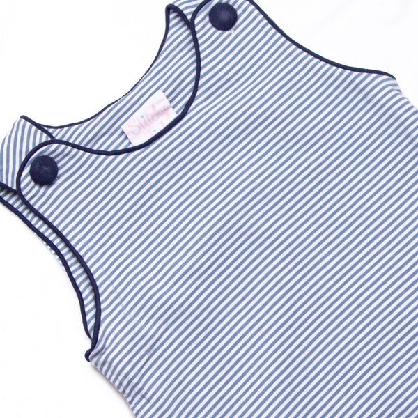 Henry Jon Jon, Navy and Slate Blue Stripe