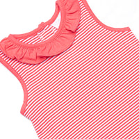 Hannah Short Set, Strawberry Pink Stripe