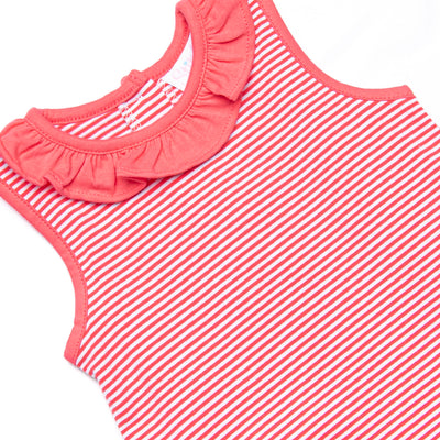 Hannah Short Set, Strawberry Pink Stripe