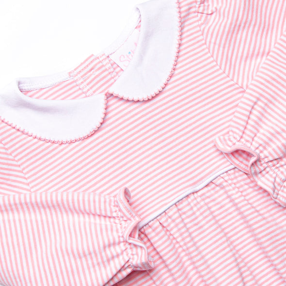 Erin Long Sleeve Bubble, Pink Stripe