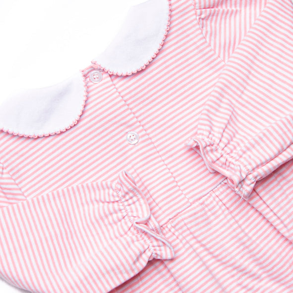 Erin Long Sleeve Bubble, Pink Stripe