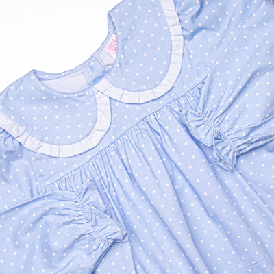 Dottie Bloomer Set, Blue