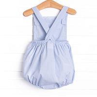 Banner in the Breeze Smocked Bubble, Blue
