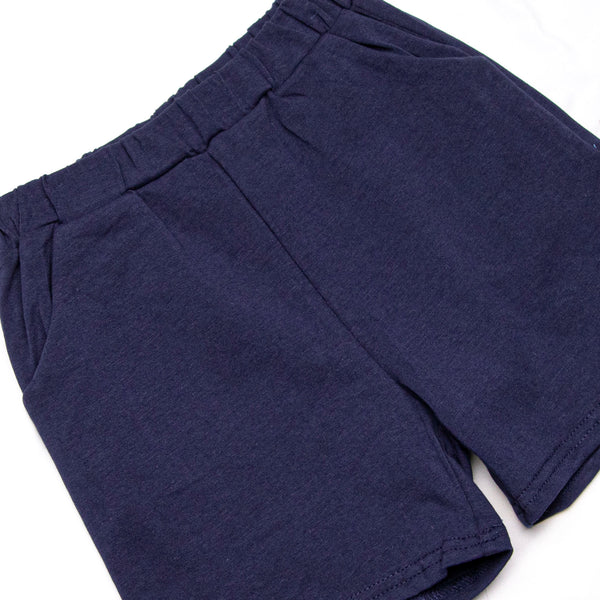 Charles Short Set, Navy and Slate Blue Stripe