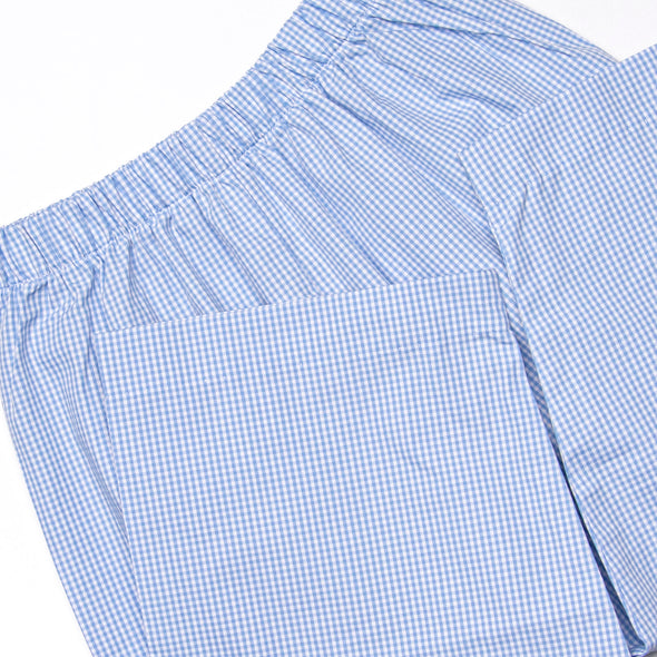 Lucky Me Smocked Pant Set, Blue