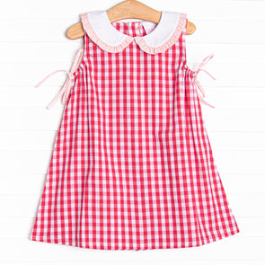 Playground Picnic Dress, Red