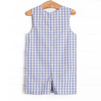 Farming Freedom Smocked Jon Jon, Blue