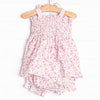 Magenta Meadows Diaper Set, Pink