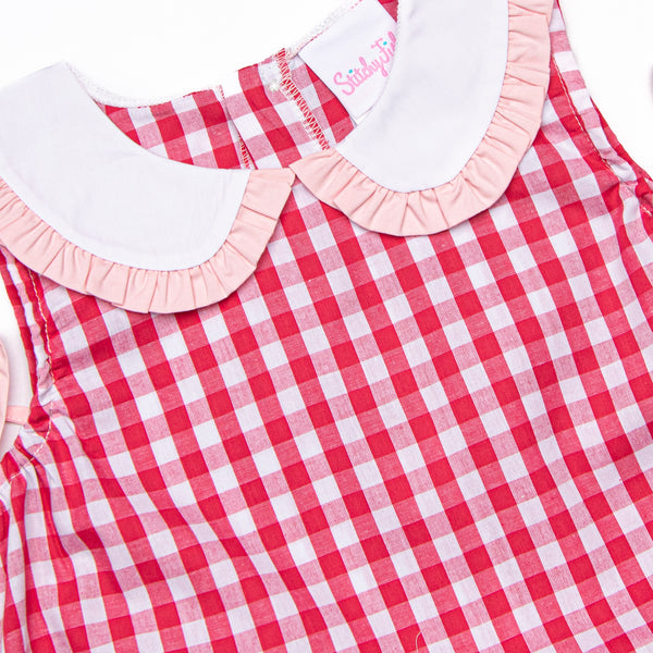 Playground Picnic Dress, Red