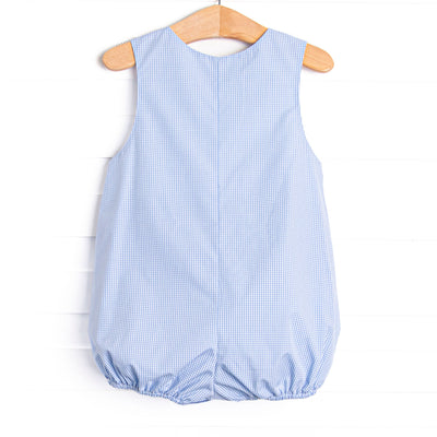 Land I Love Smocked Bubble, Light Blue